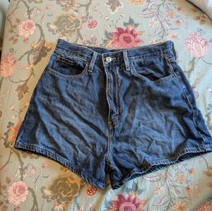 Levi's denim high waisted "high loose" shorts